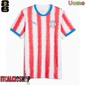 Paraguay Prima Maglia Mondiali 2026 Manica Corta